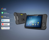 جهاز لوحي متين Chainway P80 بنظام أندرويد 13، شاشة 8 بوصة، مزود بماسح ضوئي UHF RFID، مع خيار بصمة الإصبع