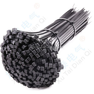 โรงงานขายตรงตัวอย่างฟรีหลายสีผูกสายยืดหยุ่นผูกซิปพลาสติกไนลอน - Product Image 1