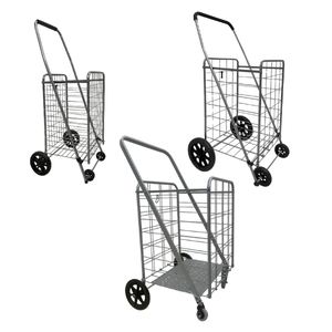 Vietnam Based High Load Capacity Medium <b>Shopping</b> <b>Trolleys</b> with Folding Design and Rubber Foam Handle for Goods Transport and Sto - Product Image 2