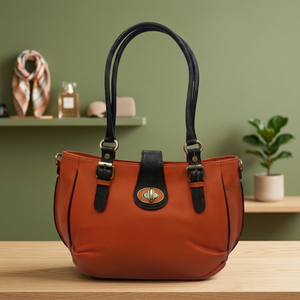 Bolso de Mano de Cuero Vacuno de Primera Calidad para Mujer, a la Moda, Impermeable, con Cierre de Cremallera 3L+, Dos Correas, Duradero y Largo - Product Image 5
