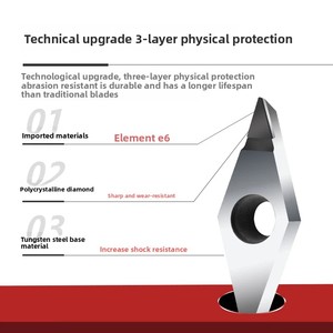 Looerta apkt160404 1135 <span class=keywords><strong>CNC</strong></span> phay chèn <span class=keywords><strong>PCD</strong></span> kim cương chuyển công cụ với đồng nhôm đá quý lưỡi sekt1204 - Product Image 5