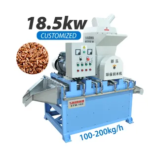 SHINHO 100-200kg/h Scrap Copper Cable Separator Recycling Machine Cable Wire Granulator and Crusher Equipment