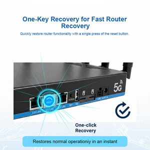 Routeur Wi-Fi 7 d'entreprise 3 bandes avec <span class=keywords><strong>modem</strong></span> carte SIM 5G, Wi-Fi sans fil 6 GHz 19000 Mbps, WAN/LAN 2.5G, USB 3.0, OpenWRT, <span class=keywords><strong>modem</strong></span> <span class=keywords><strong>4G</strong></span> LTE - Product Image 5