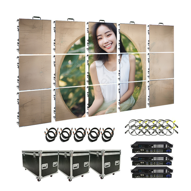 Professional 20ft Large Format Retractable Backdrops for Concert Advertise 4x3 0,75m 5000 Concerts LED Display Screen Video Wall