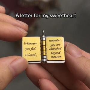 Collana con Libro e Stella <span class=keywords><strong>per</strong></span> Figlia/<span class=keywords><strong>Figlio</strong></span>, Regalo di Compleanno, Gioiello di Laurea, Simbolo d'Amore - Product Image 5