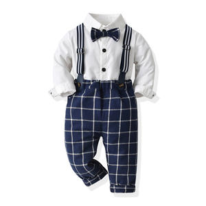<span class=keywords><strong>Chemise</strong></span> à manches longues pour <span class=keywords><strong>petit</strong></span> garçon, costume formel pour enfants de 1 à 6 ans - Product Image 2