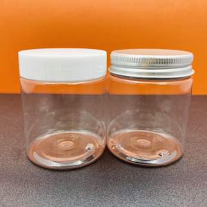 Conteneur en plastique transparent de 2,5 oz/80 ml avec couvercle à vis en aluminium anti-fuite, capacité de 70 g pour le savon liquide, les articles de soins personnels - Product Image 6