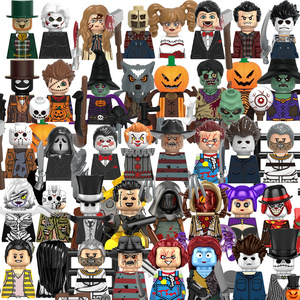 Großhandel Plastik-Halloween-Horrorfilm-Set Jack Torrance Annabelle <span class=keywords><strong>Leprechaun</strong></span> Kompatible Bausteine Spielzeug für Kinder ab 14 Jahren - Product Image 1