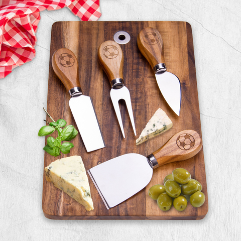 Acacia Wood Ceramics Cutting Charcuterie Cheese Board Set Wooden for ...