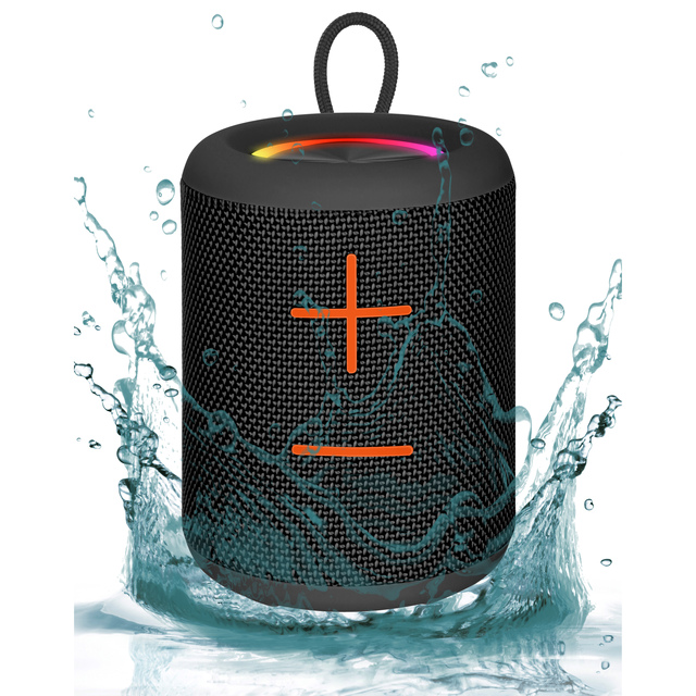 Waterproof IPX7 Portable Rechargeable Wireless Blue Tooth Fabric Speaker 12W