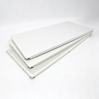 Plaque de plafond en aluminium de haute qualité 600x600, panneau de plafond suspendu en métal coloré décoratif pour l'architecture moderne