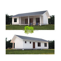 Villas préfabriquées de luxe bon marché pour le glamping d'hôtel petites maisons faciles à assembler avec panneau sandwich pour abri d'auto à vendre