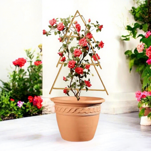 Support de treillis métallique triangulaire pour plantes grimpantes en pot et vignes - Product Image 3