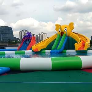 Plate-forme de surveillance de terrain de jeu <span class=keywords><strong>aquatique</strong></span> <span class=keywords><strong>gonflable</strong></span> de matériel résistant aux UV professionnel - Product Image 1