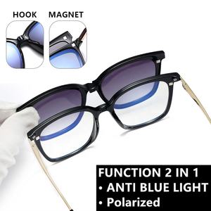 Gafas <span class=keywords><strong>de</strong></span> <span class=keywords><strong>Sol</strong></span> Polarizadas <span class=keywords><strong>con</strong></span> Clip Magnético TR90 para <span class=keywords><strong>Mujer</strong></span>, Protección contra Luz Azul para Interiores y Exteriores, para Juegos <span class=keywords><strong>de</strong></span> Computadora, Polarizadas TAC <span class=keywords><strong>con</strong></span> Protección <span class=keywords><strong>UV</strong></span> - Product Image 3