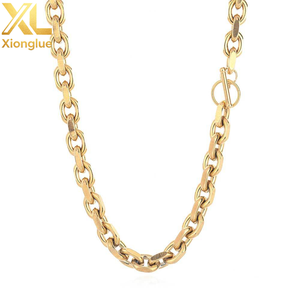 Collar de Cadena Fina de Acero Inoxidable con Baño de Oro de 18K, Resistente al Agua y al Deslustre, Joyería Minimalista para Mujer - Product Image 3