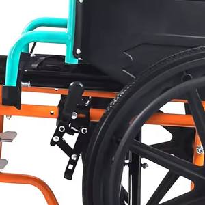 Silla de Ruedas Manual Ajustable, Ligera y Duradera, de Acero al Carbono, Plegable, con Diseño Transpirable, para Niños con Parálisis <span class=keywords><strong>Cerebral</strong></span> - Product Image 3
