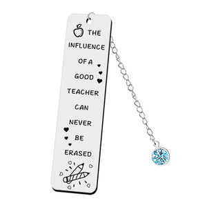 European & American stainless steel jewelry <b>bookmark</b> pendant holiday <b>gift</b> pendant new souvenir clothing metal pendant wholesale - Product Image 4
