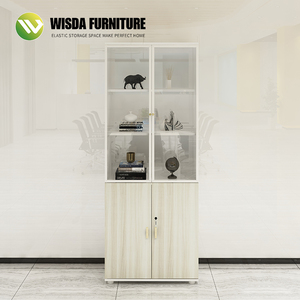 WISDA manufacturer MFC book shelves wooden Modern Business Style modern file cabinet four drawer file cabinet with doors