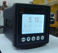 Électrode de pH industrielle à corps en plastique noir, capteur de pH en ligne longue durée avec compensation de température