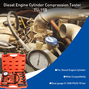 Çoğu otomobil kamyon için TU-15B dizel motor silindiri basınç sıkıştırma ölçü testi evrensel metre ölçer aracı - Product Image 2