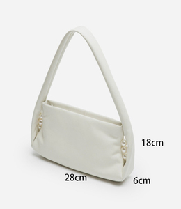 Vente en gros d'été de sac à bandoulière en cuir PU souple pour <span class=keywords><strong>femmes</strong></span> fermeture à glissière à sangle unique portable avec logo personnalisé - Product Image 5
