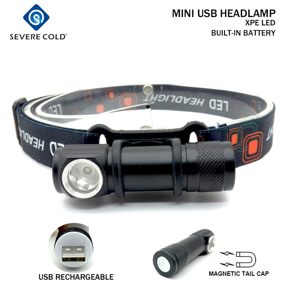 Rotatable Work Light Rechargeable Magnetic Headlamp Clip LED Flashlight for Camping Garage Work Headlight