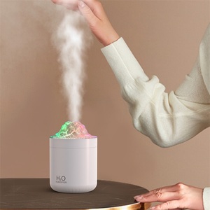 <span class=keywords><strong>Prix</strong></span> bas Portable Cool Mist Usb Led changement de couleur chambre feu flamme humidificateur arôme diffuseur d'huile essentielle H2O humidificateur d'air - Product Image 4
