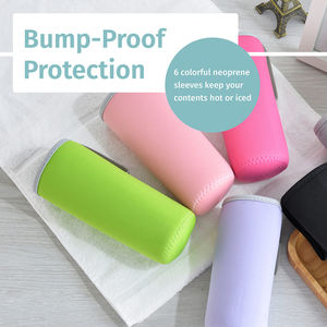 맞춤형 네오프렌 단열 물병 쿨러 캐리어 스트랩 커버 슬리브 병 파우치 홀더 - Product Image 2