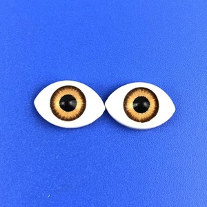 Ojos de muñeca Reborn ovalados de acrílico para manualidades de plástico de alta calidad - Product Image 4