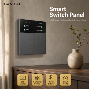 TL-M17 Superficie Suave al Tacto que Convierte Este <span class=keywords><strong>Interruptor</strong></span> Tuya Zigbee de 2 Botones en un Dispositivo de Primera Calidad con Teclas de Modo y Caja 86 de 16A - Product Image 1
