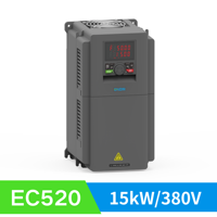 Variador de Frecuencia EC520 Trifásico 380V 15kW, Inversor de Frecuencia AC, VSD, VFD para Bomba Solar