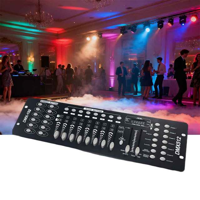 Wholesale DMX 192 Channels Console DJ Disco Stage Lights Smoke Fog Machine for Concert Party Club