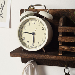 Wooden Wall <b>Shelf</b> With <b>Hooks</b> And Storage Compartment For Keys Clothes Bedroom Living Room Organization - Product Image 2