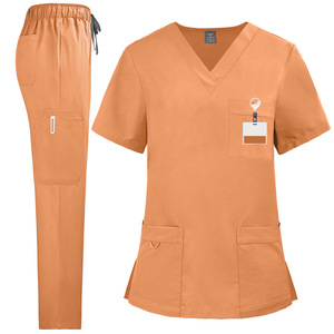 42217 Ensemble de blouses médicales unisexes personnalisées, uniformes chirurgicaux, tissu tissé, usage hospitalier, respirant, design tendance - Product Image 6