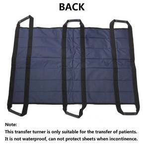 Almohadilla de cama de posicionamiento lavable reutilizable Almohadilla de cama de transferencia de pacientes mayores multiusos para reposicionamiento de elevación giratoria - Product Image 2