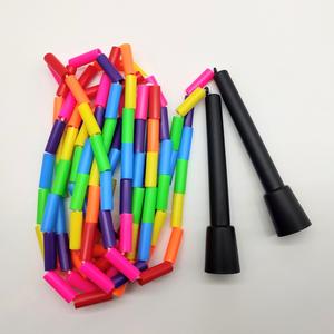 Corda per saltare in rilievo con perline di vendita a caldo regolabile per cross fitness training corda per saltare con perline - Product Image 3