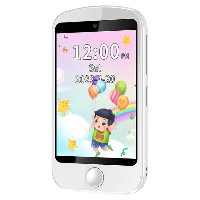 2024 KidsToys Square IPS Smart Phone with Silica Gel Band 19 Games & Calendar Function Educational Toy for Kids Learning