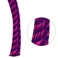 Protector de Cable de funda trenzada colorida personalizada, organizador de Cable de paquete de alambre para protección de piezas Auot