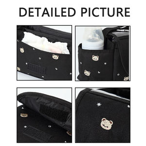 Organizador Multifuncional para Cochecito con Separación para <span class=keywords><strong>Pañales</strong></span> Húmedos, Bolsa <span class=keywords><strong>de</strong></span> <span class=keywords><strong>Pañales</strong></span> para Bebé, Mochila para Mamá, Bolsa para Biberones con Separación para <span class=keywords><strong>Pañales</strong></span> Húmedos, Bolsa Colgante para Cochecito - Product Image 3