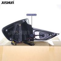 Lampu Belakang Mobil JUSHUN untuk BMW X1 E84 2010-2015 Upgrade LED Taillights Plug-and-play Aksesoris Mobil