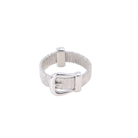Vente en gros - Nouveauté : Bague ajustable en argent S925, design classique filigrané, pour femme, style unique et tendance