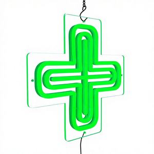 Enseigne néon LED en acrylique Hildy 12*12'' haute luminosité DC pour intérieur avec télécommande et support mural, garantie 0,5 an pour la décoration de bar - Product Image 1