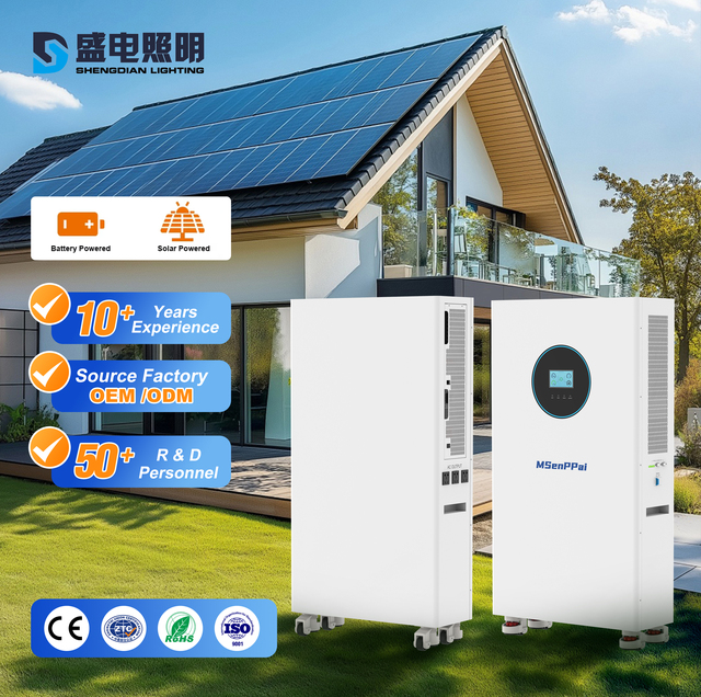 51.2V 6.2Kw 10Kw All in One Solar Storage System Home Battery Storage Solar Energy System