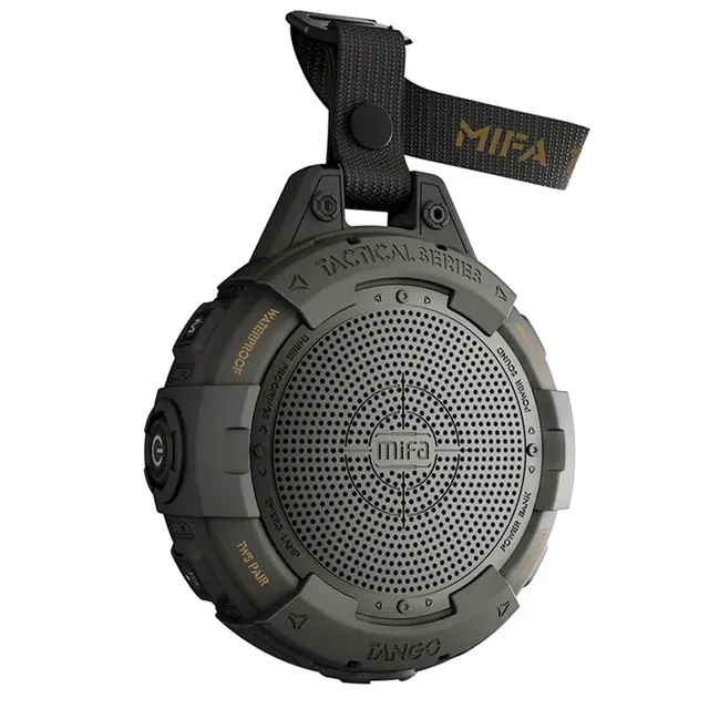 Mifa Tango Portable for Bluetooth Speaker IP67 Waterproof and Shockproof 25-Hour Playtime with Bold Bass and RGB LED Lighting