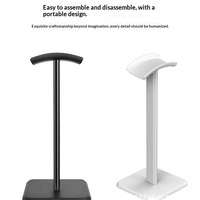 Support pour casque, support pour casque d'ordinateur sur l'oreille, support suspendu, rangement de bureau pour ordinateur, support pour casque