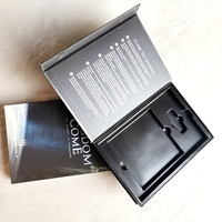 Boîte de rangement en carton rigide personnalisée pour CD, DVD, vinyle LP et USB, boîte de rangement pour livres, boîte de rangement pour VHS, emballage commercial