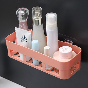 Accessori per il Bagno, Mensola <span class=keywords><strong>da</strong></span> <span class=keywords><strong>Parete</strong></span> in Plastica con Ventosa per Soggiorno, Ripiano Adesivo Senza Tracce per Bagno - Product Image 5