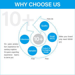 ผ้าอนามัยสำหรับสุภาพสตรีแบบใช้แล้วทิ้งกระดาษซับน้ำได้ดีเยี่ยม - Product Image 6