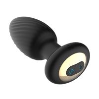 Bouchons Anal en Silicone rotatif à 360 degrés pour hommes, embout de télécommande, outil d'entraînement
